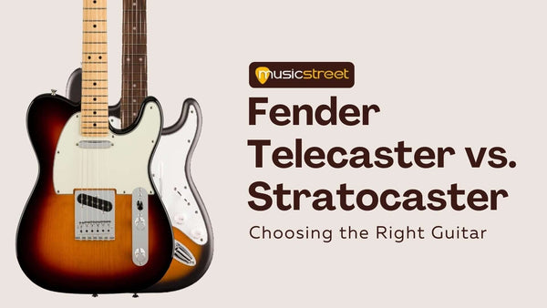 Fender Telecaster vs Stratocaster Guitar