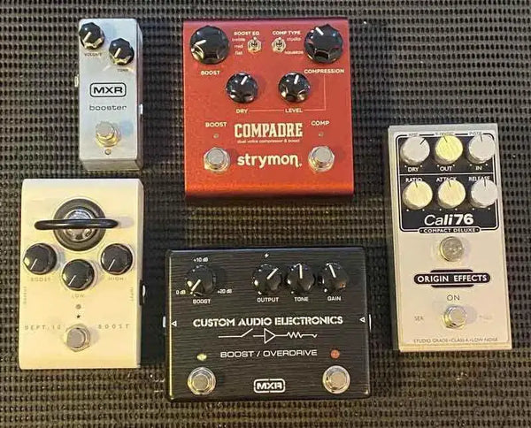 compression, boost pedals