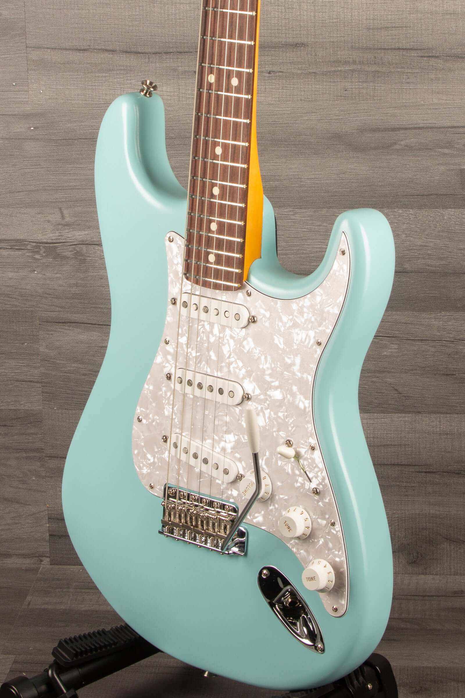 Fender Signature Cory Wong Stratocaster Electric Guitar Ltd Edition - Daphne Blue