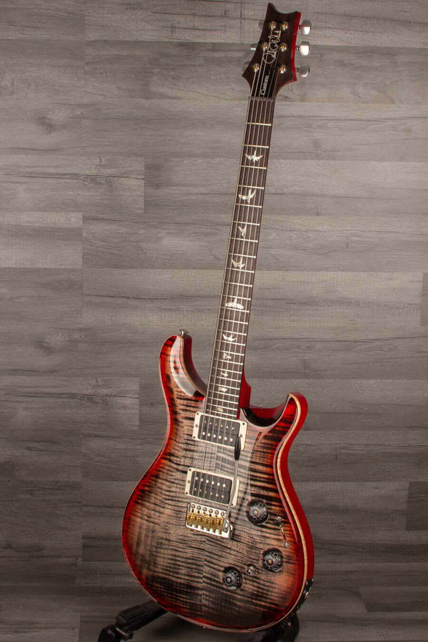 PRS Custom 24 Piezo, Charcoal Cherryburst s#0361452 - MusicStreet