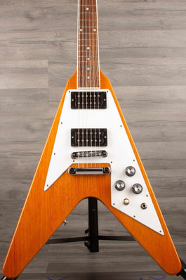 Gibson 70's Flying V Electric Guitar - Antique Natural