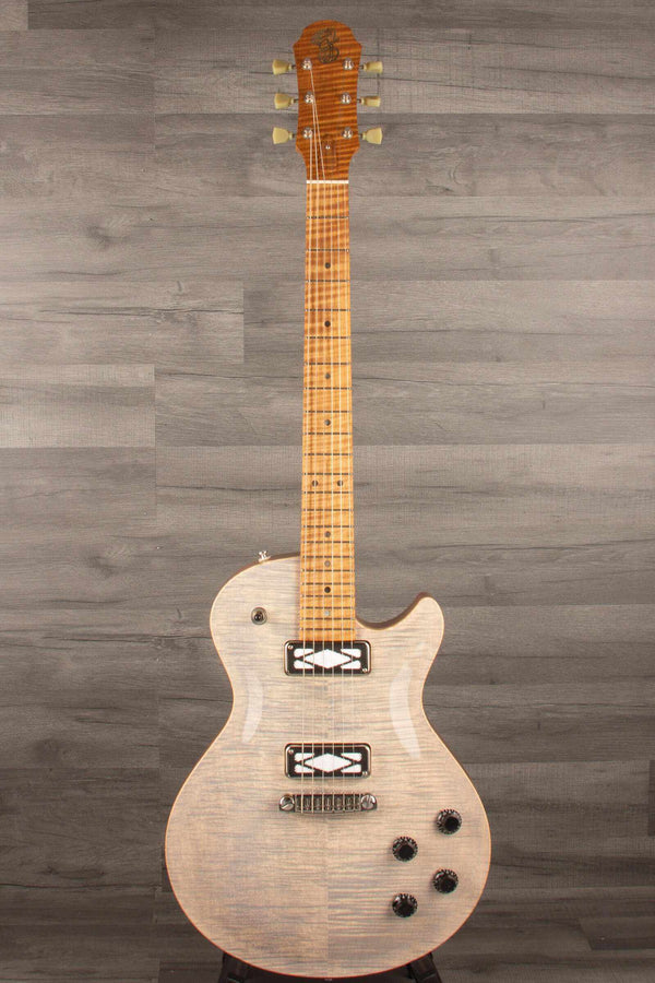 Patrick James Eggle Macon Carved Top SC Electric Guitar - Translucent Blonde s#31116 - MusicStreet