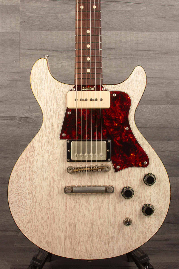 Patrick James Eggle Anniversary DC Electric Guitar - Grained Blonde - MusicStreet