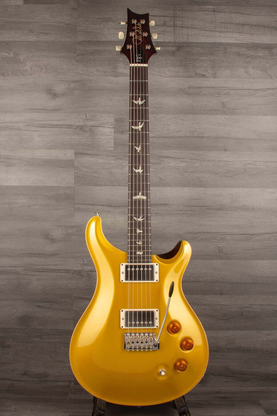 PRS DGT (David Grissom Trem) - Goldtop with birds #0351365 - MusicStreet