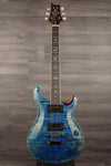 PRS McCarty 594 Wood Library Electric Guitar - River Blue Natural back s#0381543 - MusicStreet