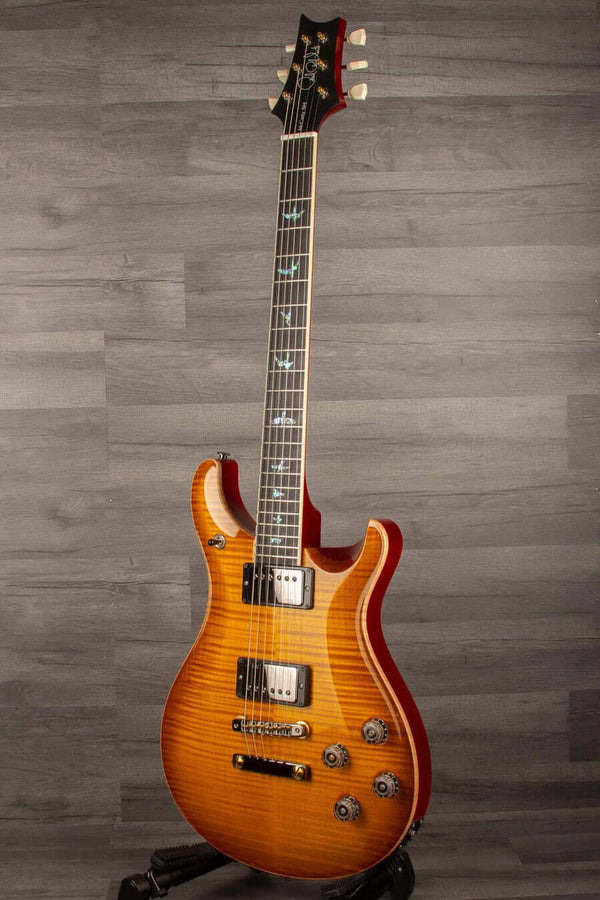 PRS McCarty 594 Wood Library Electric Guitar - McCarty Sunburst, Natural Back s#0381538 - MusicStreet