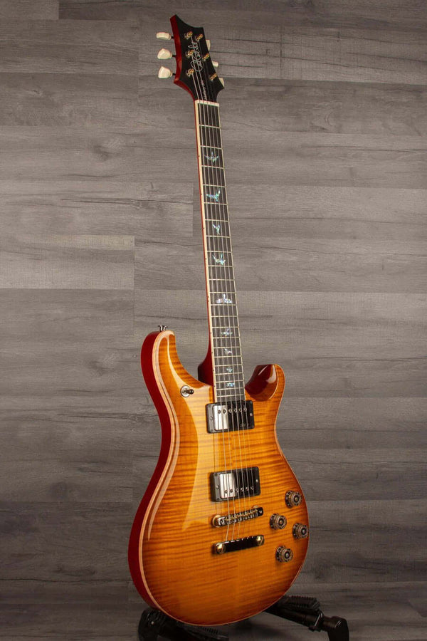 PRS McCarty 594 Wood Library Electric Guitar - McCarty Sunburst, Natural Back s#0381538 - MusicStreet