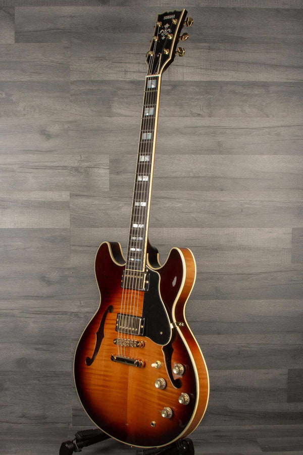 Yamaha SA2200 Semi Hollow Electric Guitar - Brown Sunburst