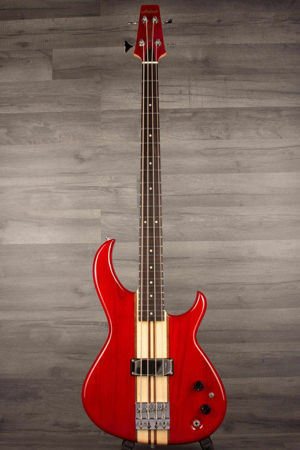 Aria SB-700 Bass Guitar - Paduak Red