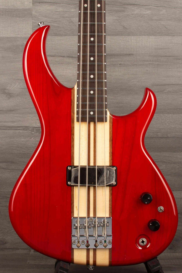 Aria SB-700 Bass Guitar - Paduak Red