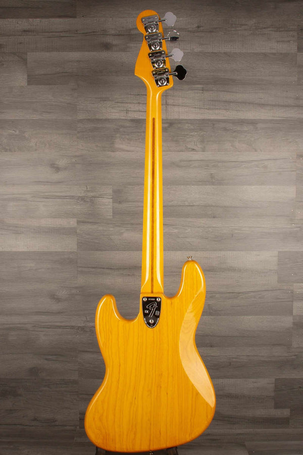 USED-  Fender American Vintage Series '75 Jazz bass - aged natural