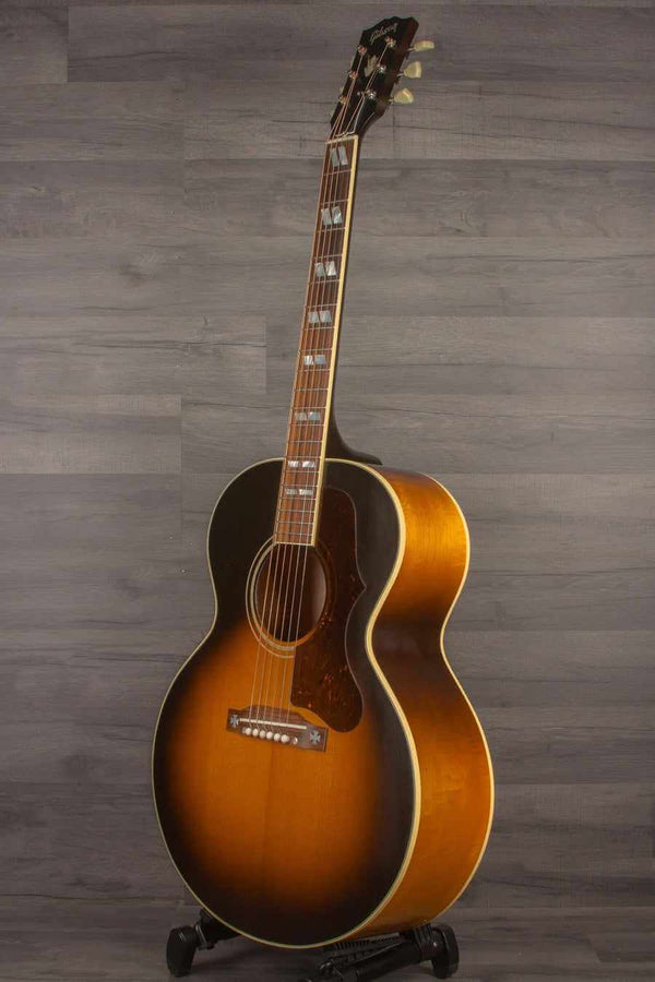 USED - Gibson 1952 Custom J-185 Vintage Sunburst - Acoustic Guitar - MusicStreet