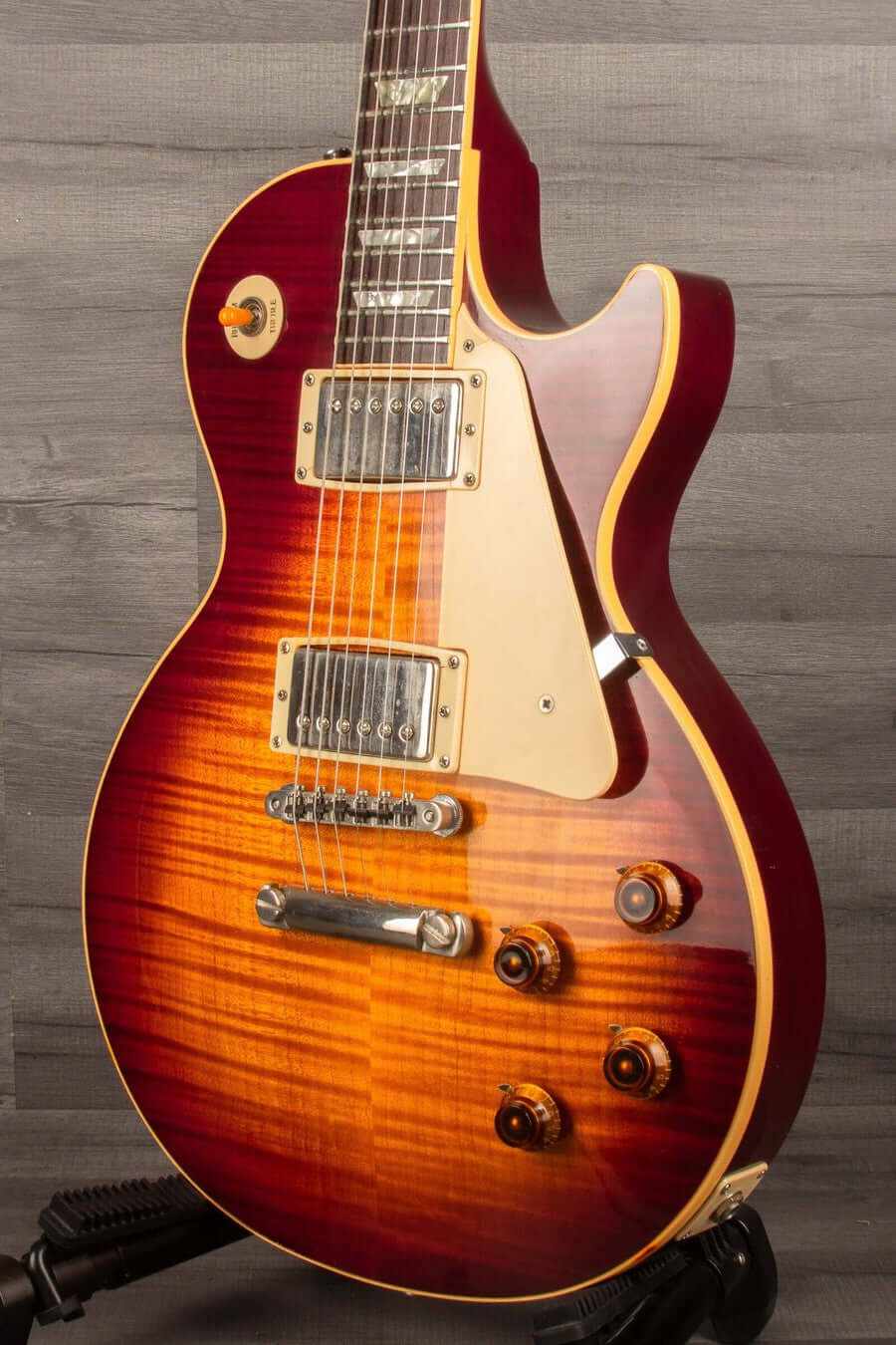 USED - Gibson Les Paul Pre-Historic 1959 Flametop Reissue Electric Guitar - 1986 - MusicStreet