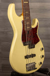 Yamaha BB P35 Pro Series 5-String Bass Guitar In Vintage White