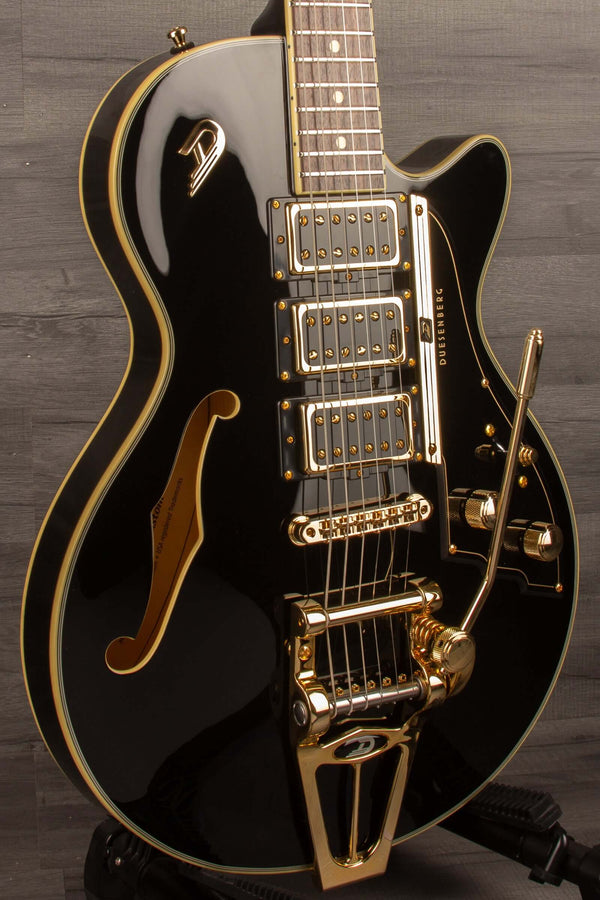 Duesenberg Starplayer TV Custom in Black - MusicStreet