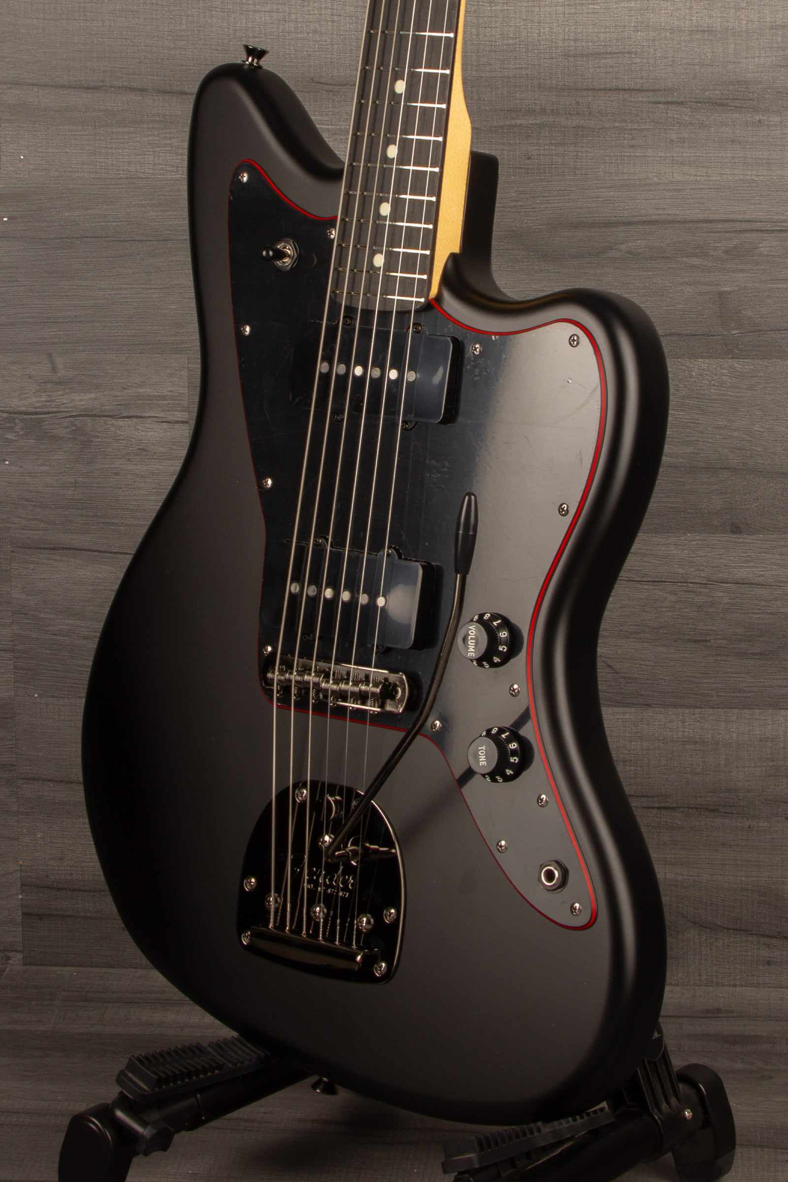 Fender Limited Hybrid II Jazzmaster® Electric Guitar - Noir, Rosewood Fingerboard, Black, Made in Japan