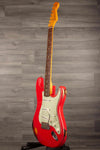 USED - Fender Custom Shop '60's Stratocaster Aged Relic Fiesta red over sunburst