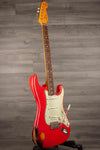 USED - Fender Custom Shop '60's Stratocaster Aged Relic Fiesta red over sunburst