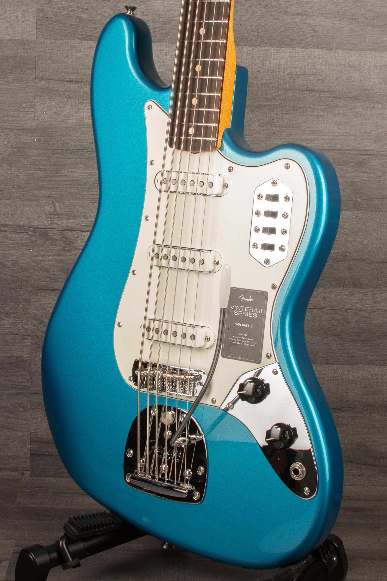 Fender Vintera® II '60s Bass VI Bass Guitar, Rosewood Fingerboard
