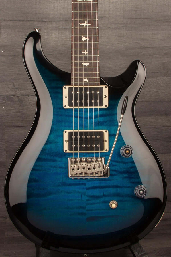 PRS CE24 Whale Blue Smokeburst, Blackout Neck - MusicStreet