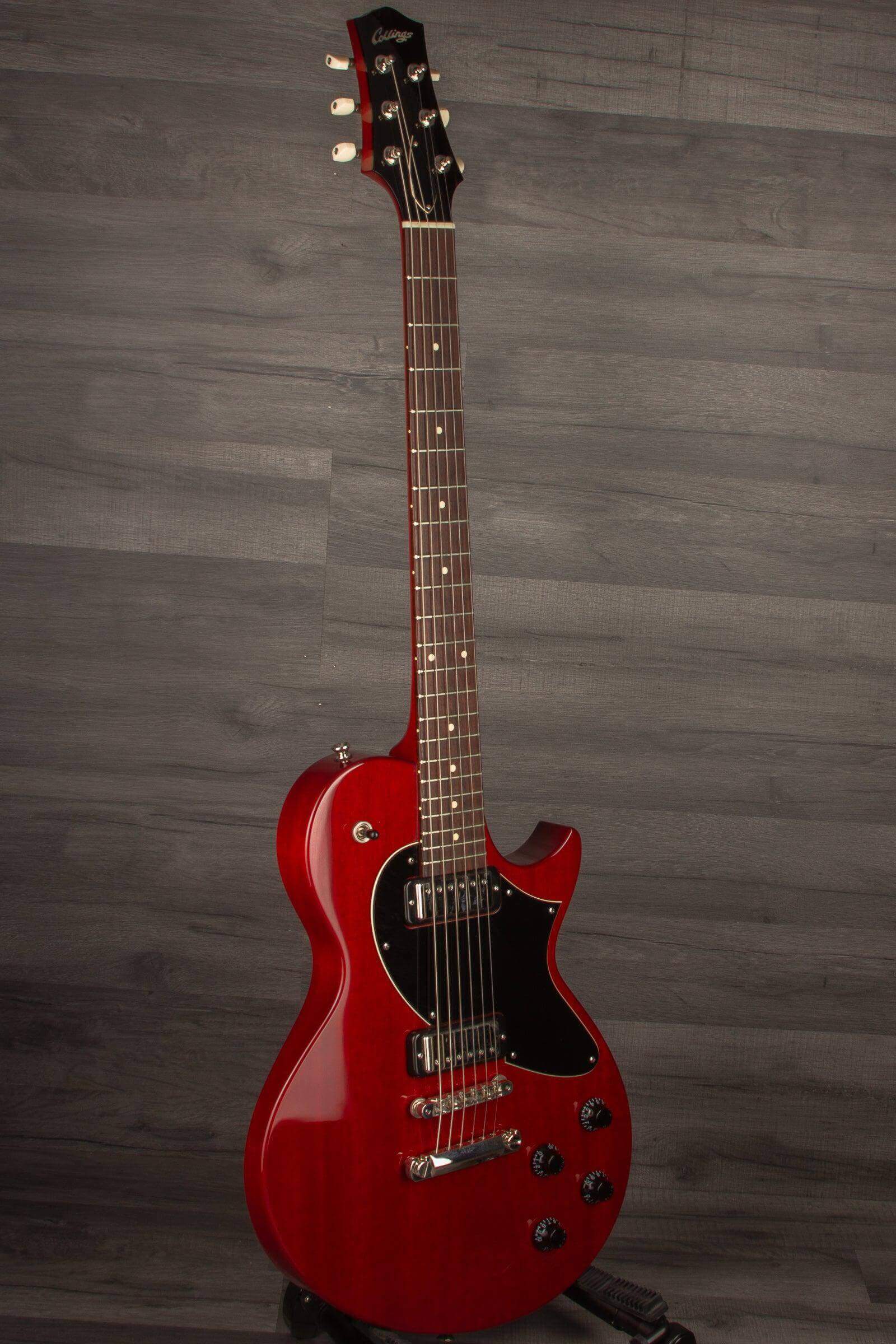 USED - Collings 360 LT Faded Crimson, Mini Humbuckers s#36019717 - MusicStreet