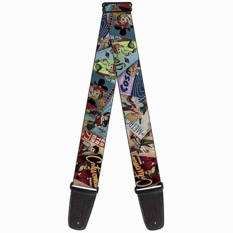 Buckle Down 8-DC Bombshell Comic Book Guitar Strap - MusicStreet