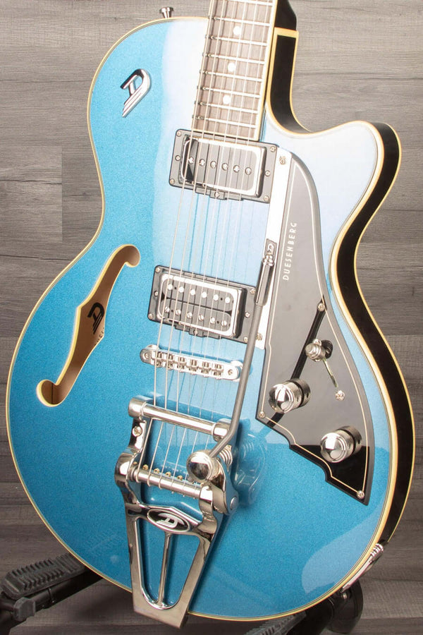 Duesenberg Starplayer TV - Narvik Blue inc Hard case | MusicStreet