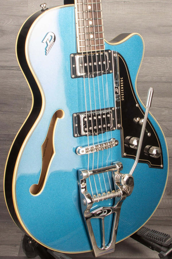 Duesenberg Starplayer TV - Narvik Blue inc Hard case | MusicStreet