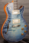 Patrick James Eggle Macon Single Semi Blue Burst s#30978 - MusicStreet