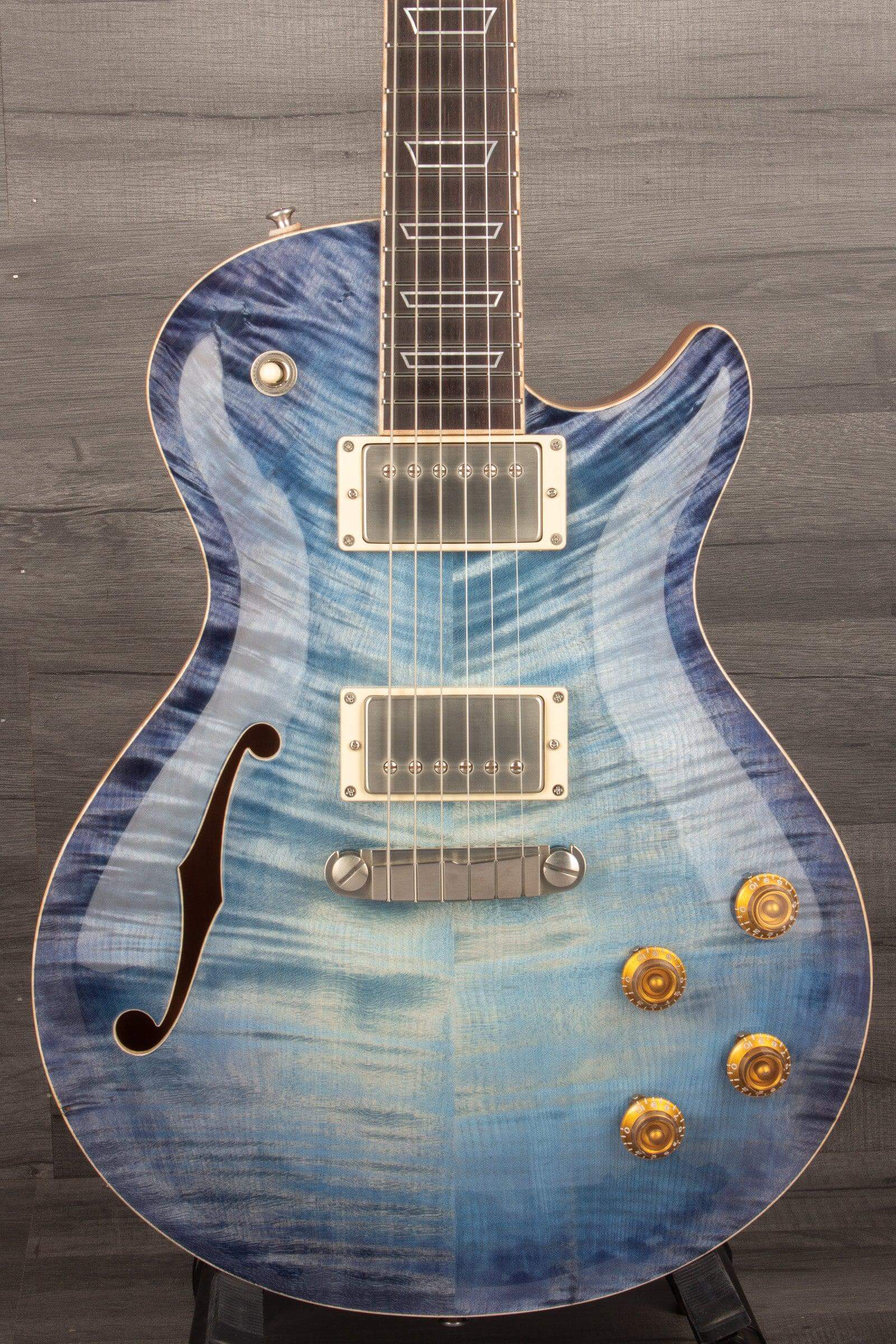 Patrick James Eggle Macon Single Semi Blue Burst s#30978 - MusicStreet