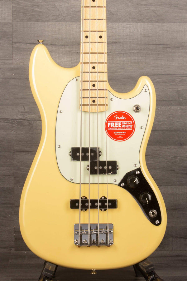 Fender Special Edition Mustang PJ Bass - Buttercream with Maple