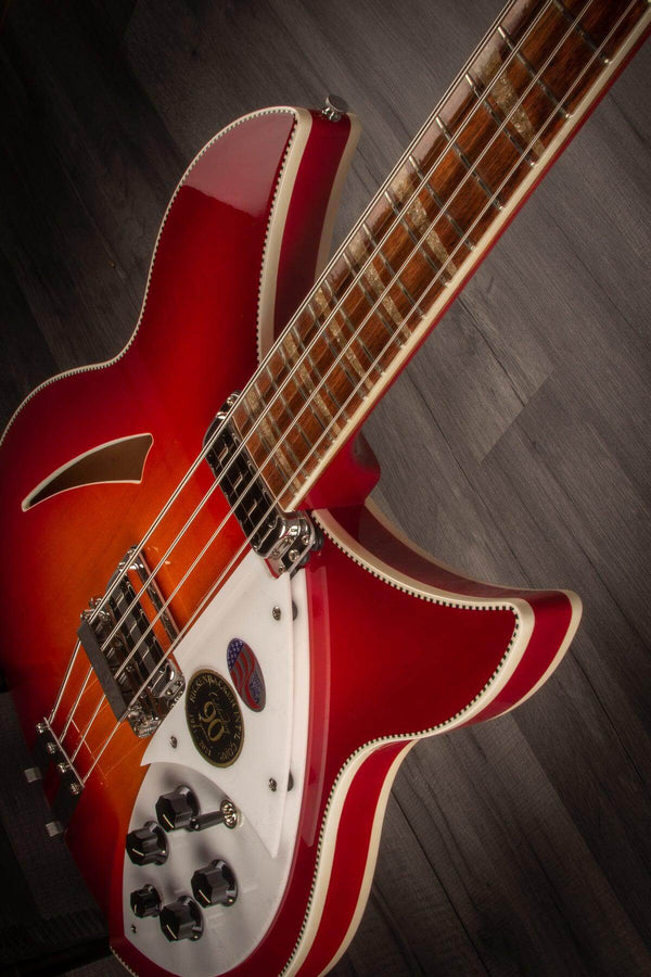 Rickenbacker 4005XC Bass Guitar - 90th Anniversary Ltd Edition Amber FireGlo - MusicStreet