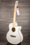 Tanglewood TW4 BLW Super Folk Electro-Acoustic, Whitsunday White Gloss - MusicStreet