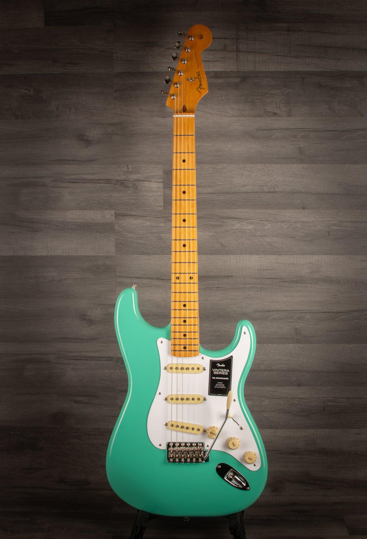 Fender vintera 50s stratocaster deals seafoam green