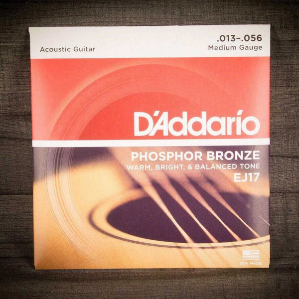 D Addario EJ17 Phosphor Bronze 13 56 Acoustic Guitar Strings