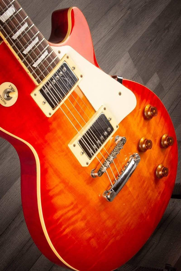 Epiphone Electric Guitar USED - Epiphone Les Paul Standard Cherry Sunburst - Plus Top