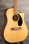 Fender Acoustic Guitar USED - Fender CD-60SCE Dreadnought 12 String Electro Acoustic, Natural