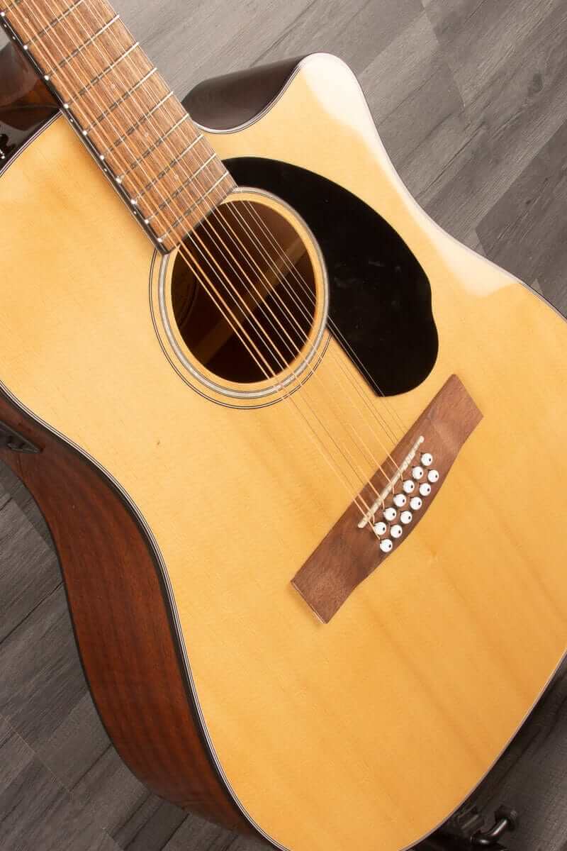 Fender Acoustic Guitar USED - Fender CD-60SCE Dreadnought 12 String Electro Acoustic, Natural