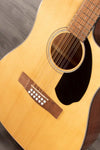 Fender Acoustic Guitar USED - Fender CD-60SCE Dreadnought 12 String Electro Acoustic, Natural