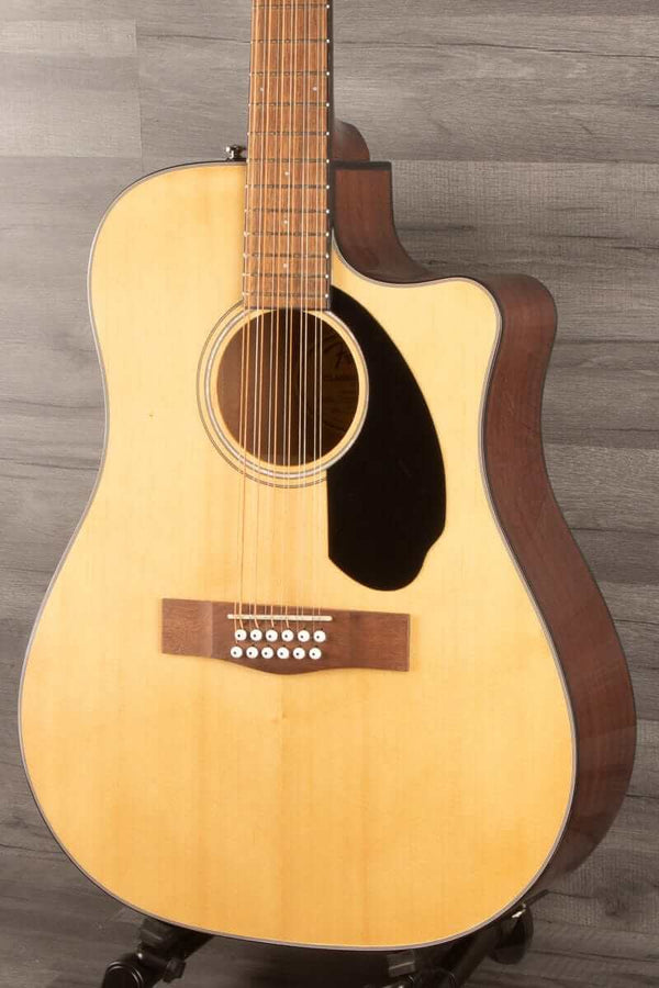 Fender Acoustic Guitar USED - Fender CD-60SCE Dreadnought 12 String Electro Acoustic, Natural