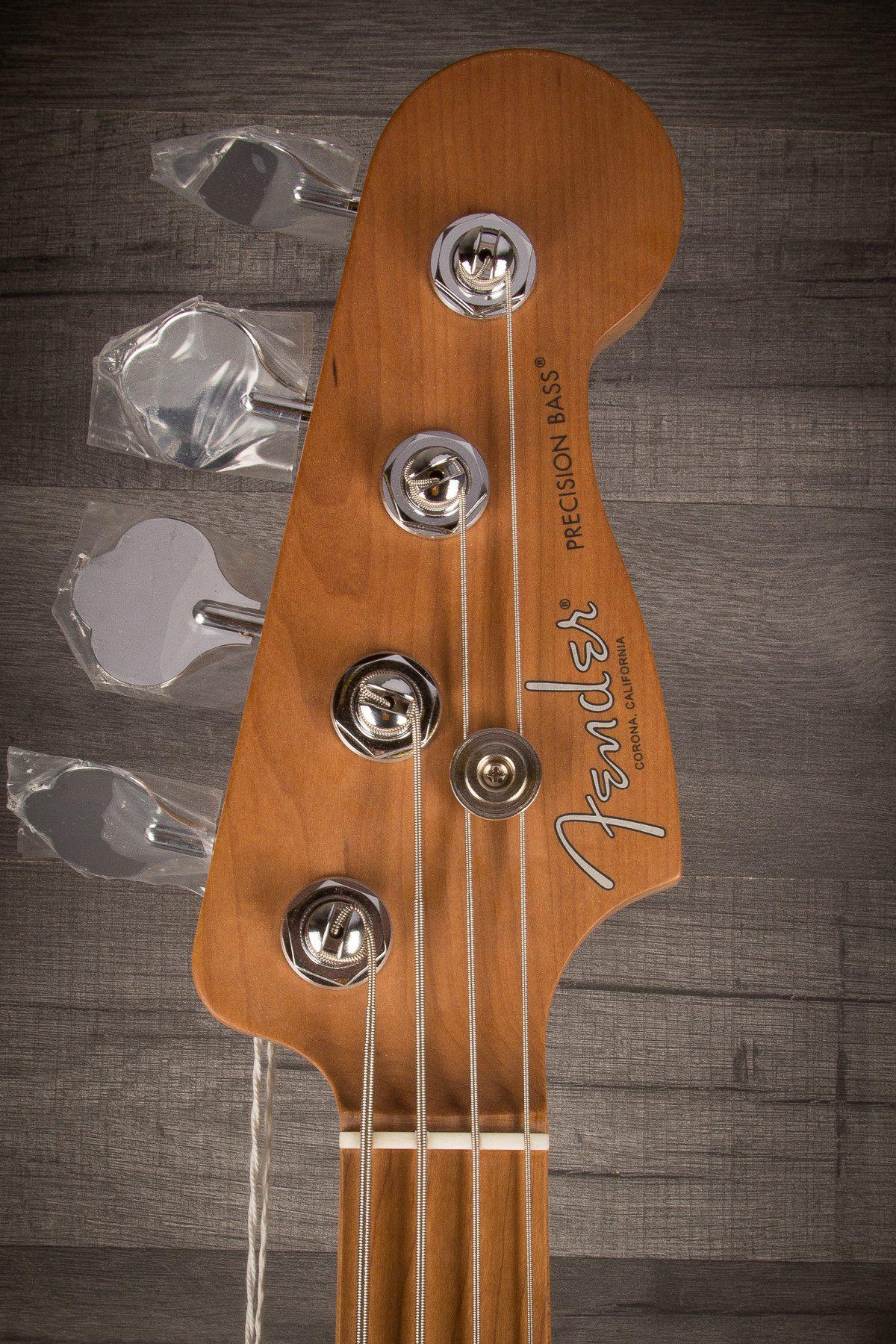 Fender Bass Guitar Fender - Limited Edition American Professional Precision Bass Roasted Daphne Blue