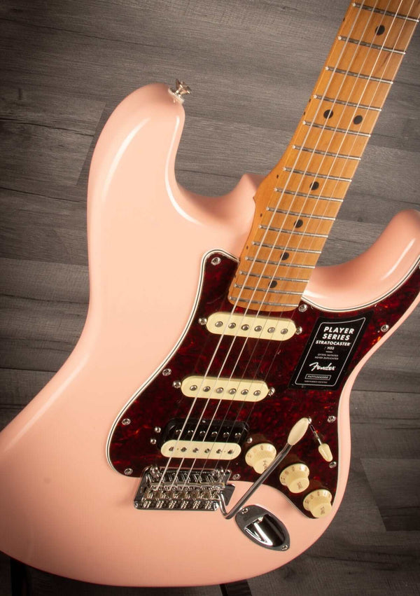 Fender Electric Guitar B-Stock Fender Player Series Stratocaster, HSS FSR Ltd Edition - Shell pink / Roasted maple neck