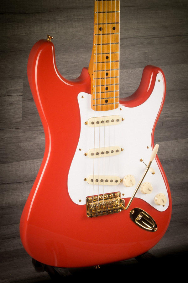 Fender Electric Guitar Fender FSR '50s Stratocaster Maple neck Fiesta Red with Gold Hardware