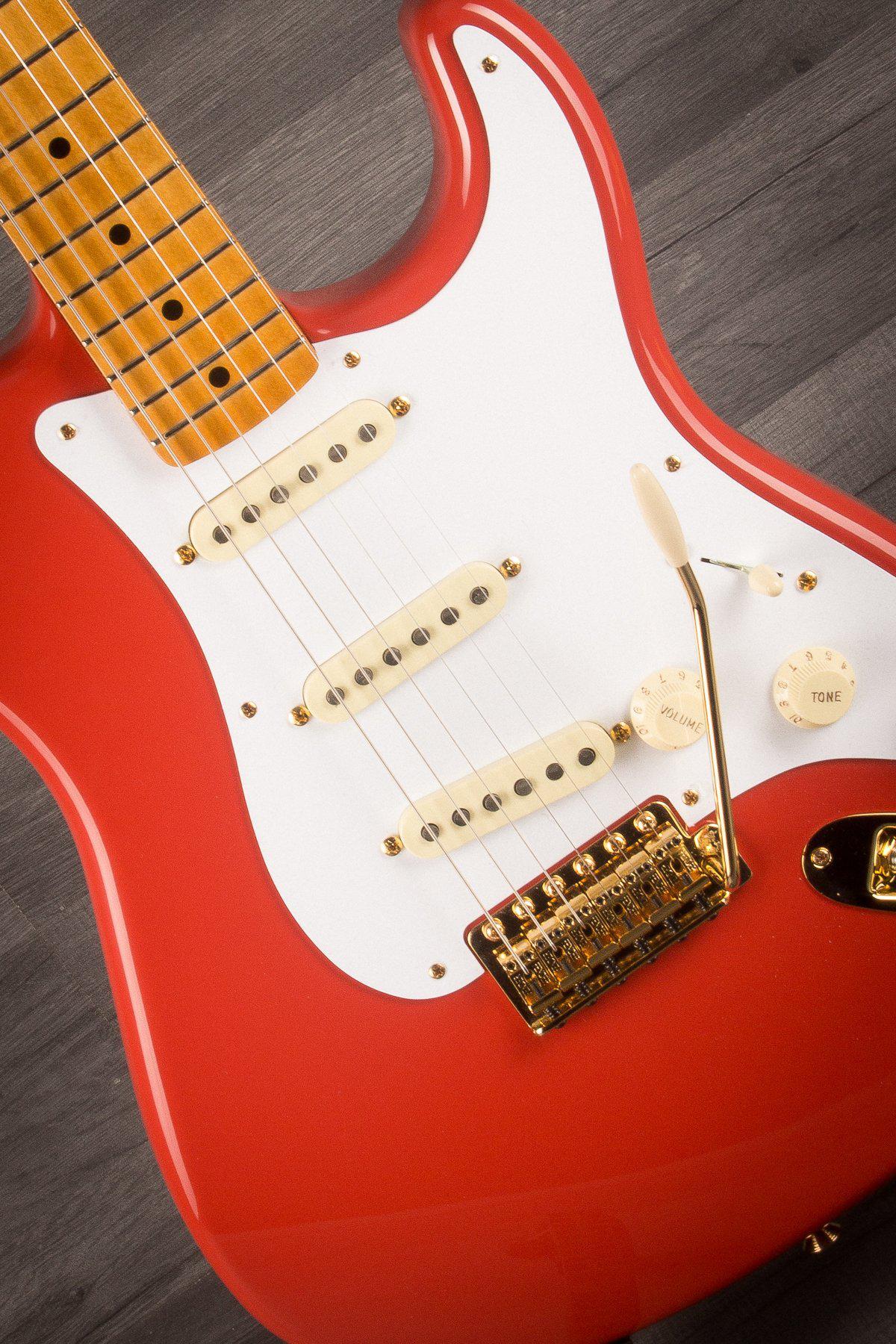 Fender Electric Guitar Fender FSR '50s Stratocaster Maple neck Fiesta Red with Gold Hardware