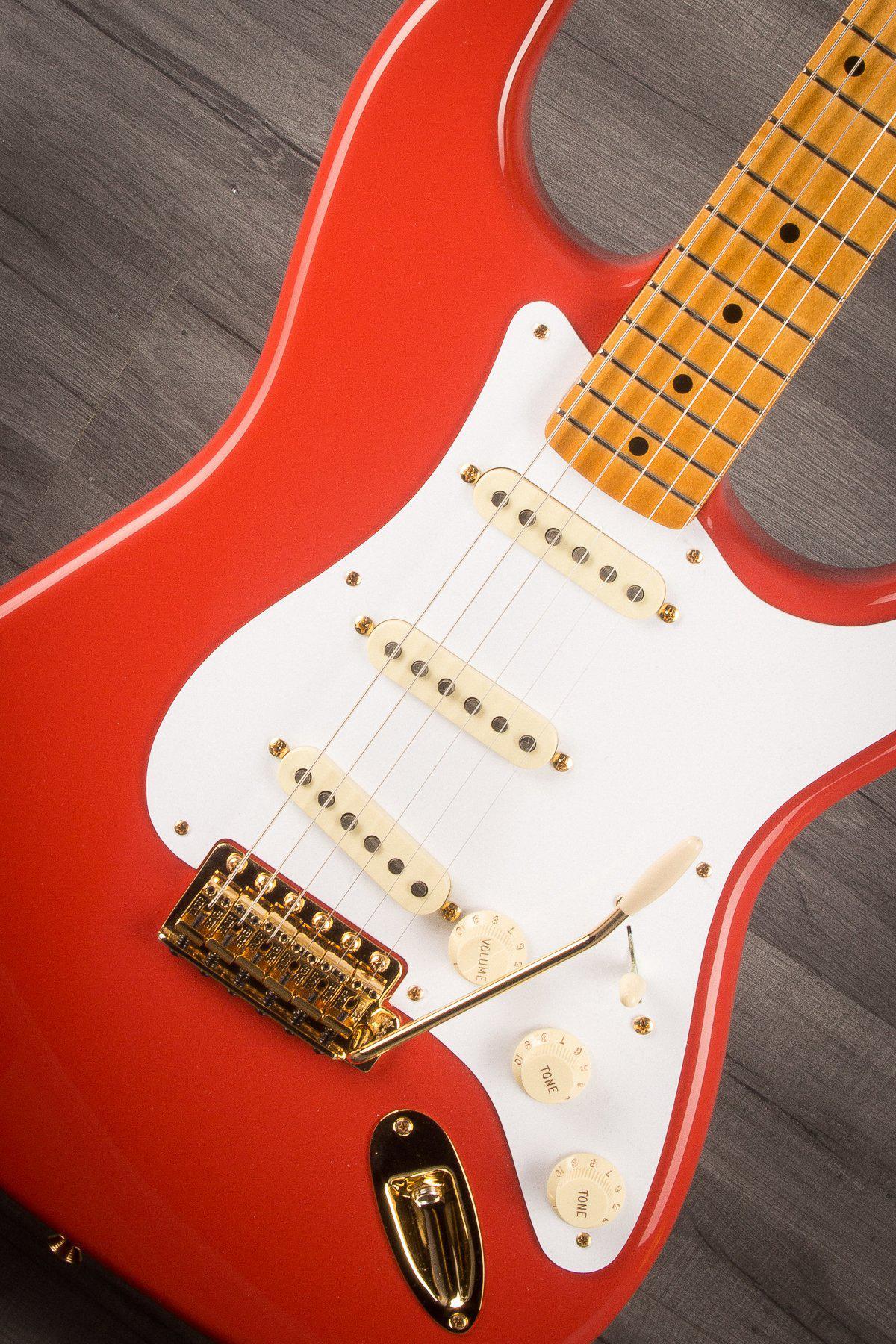 Fender Electric Guitar Fender FSR '50s Stratocaster Maple neck Fiesta Red with Gold Hardware