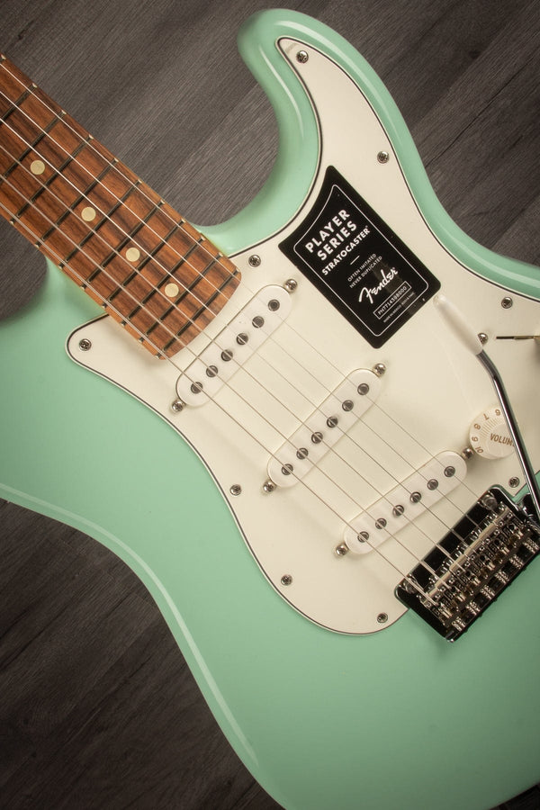 Fender Electric Guitar Fender Limited Edition Player Stratocaster - Surf Green, Matching Headstock