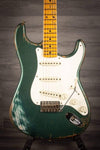 Fender Electric Guitar USED - Fender Custom Shop Master built (Dale Wilson)'56 relic strat Sherwood Green, 2015