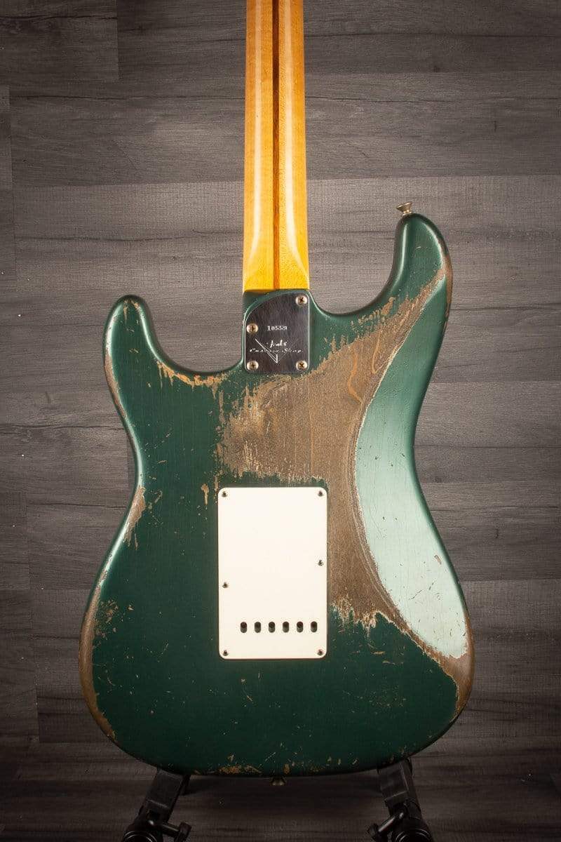 Fender Electric Guitar USED - Fender Custom Shop Master built (Dale Wilson)'56 relic strat Sherwood Green, 2015