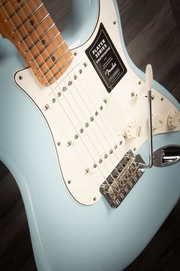 USED - Fender Player Stratocaster Limited Edition with Roasted Maple Neck -  Sonic Blue