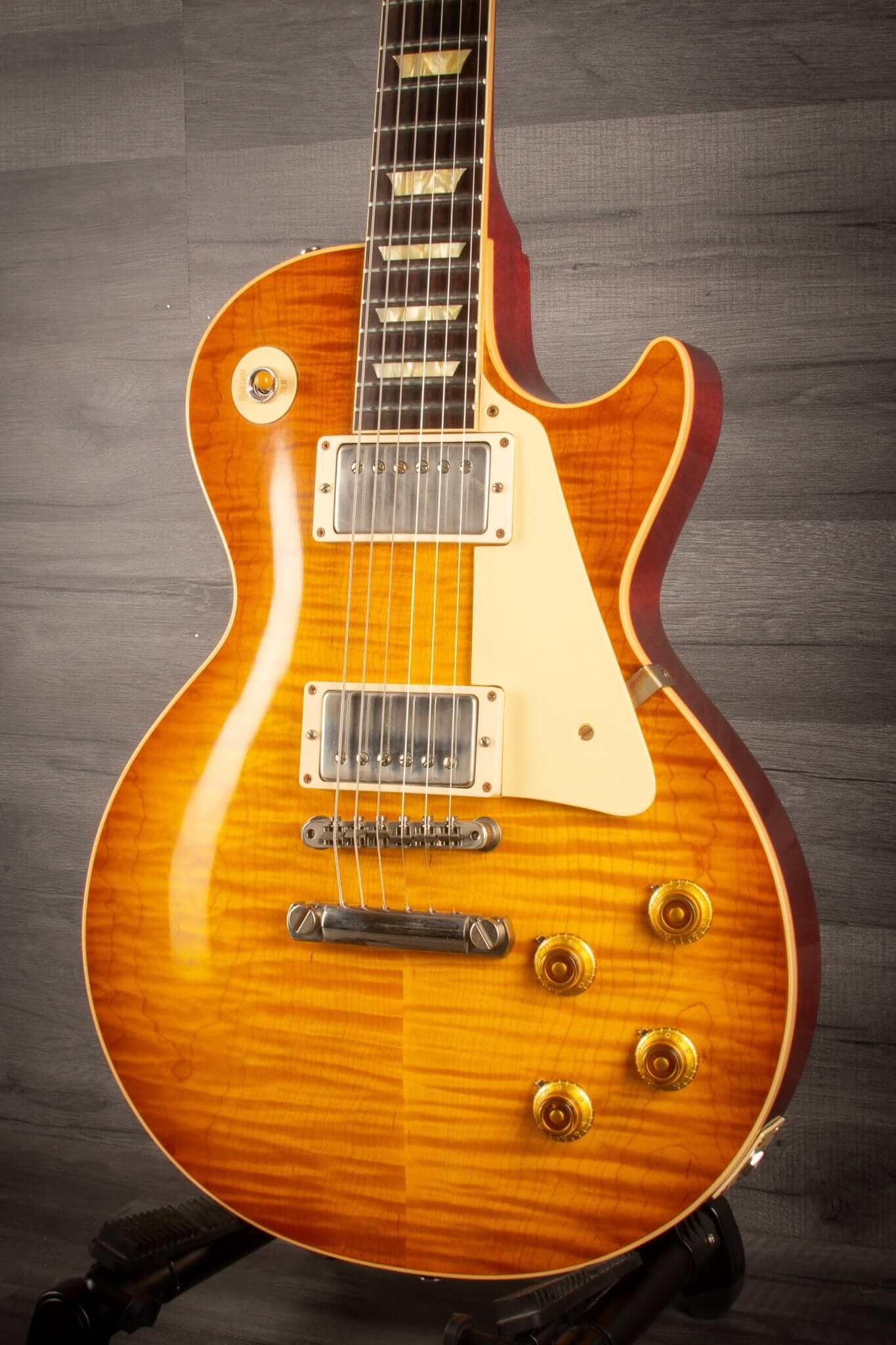 USED - Gibson Custom Shop 60th Anniversary 1959 Les Paul VOS - Golden Poppy Burst